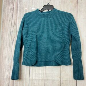 Prana Womens Deep teal Cedric Wool blend Sweaters size Large